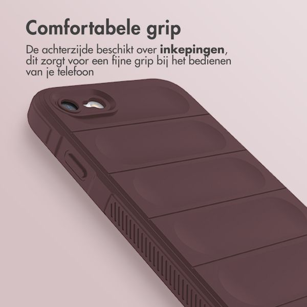 imoshion EasyGrip Backcover Apple iPhone SE (2022 / 2020) / 8 / 7 - Aubergine
