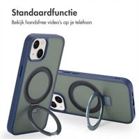 Accezz Ring Stand Backcover met MagSafe Apple iPhone 13 - Blauw