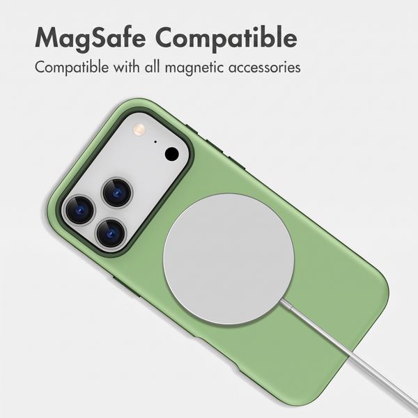 imoshion Colour Back Cover with Thin MagSafe Ring Apple iPhone 17 Pro Max - Dark Green