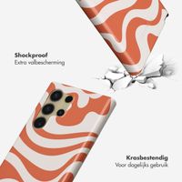 Selencia Vivid Backcover Samsung Galaxy S24 Ultra - Dream Swirl Orange