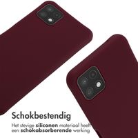 imoshion Siliconen hoesje met koord Samsung Galaxy A22 (5G) - Donkerrood