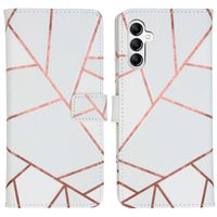 imoshion Design Softcase Bookcase Samsung Galaxy A14 (5G) - White Graphic