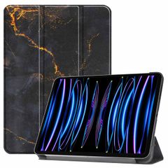 imoshion Trifold Design Bookcase iPad Pro 11 (2022) / Pro 11 (2021) - Black Marble