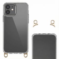 Selencia Backcover met afneembare haakjes Apple iPhone 12 (Pro) - Transparant