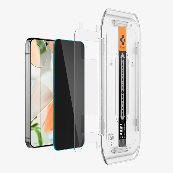 Spigen GLAStR Privacy EZ Fit Screenprotector + Applicator Google Pixel 9 Pro XL / 10 Pro XL