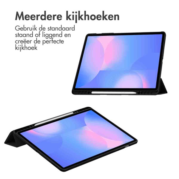 imoshion Trifold Hardcase Bookcase Samsung Galaxy Tab S10 FE Plus - Zwart