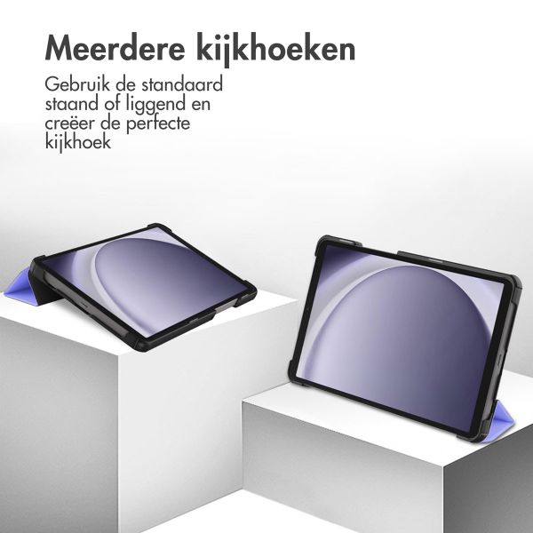 imoshion Trifold Bookcase Samsung Galaxy Tab A11 / A9 8.7 inch - Lila