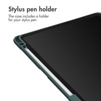 imoshion Trifold Hard Case Book Cover Apple iPad Air 11 inch (2026) M4 / (2025) M3 / (2024) M2 / Air 5 (2022) / Air 4 (2020) - Green