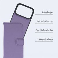 imoshion Detachable 2-in-1 Luxury Bookcase Apple iPhone 18 Pro / 17 Pro - Lilac