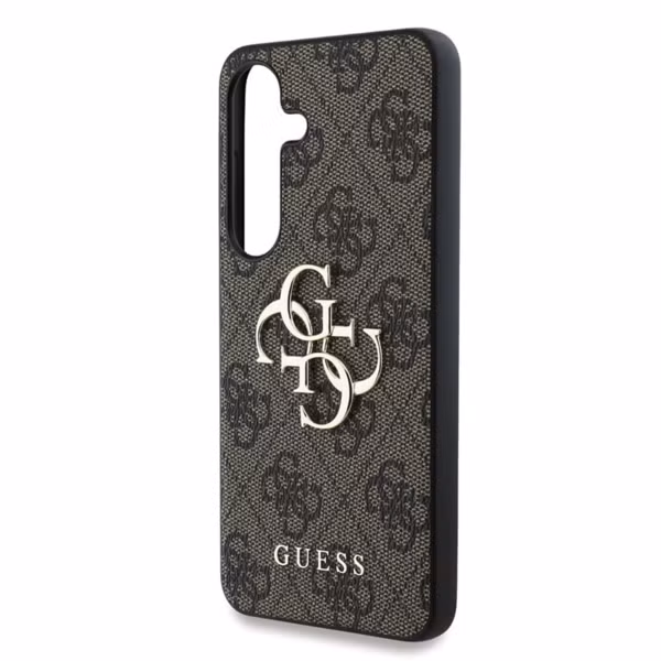 Guess 4G Metal Logo Backcover Samsung Galaxy S25 - Bruin