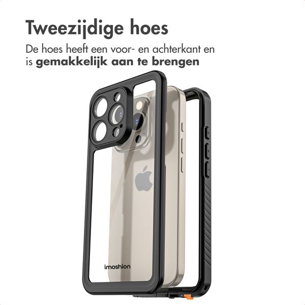imoshion Waterproof 360 Case Apple iPhone 16 Pro Max - Zwart