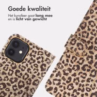 imoshion Design Bookcase Apple iPhone 12 (Pro) - Leopard Mood