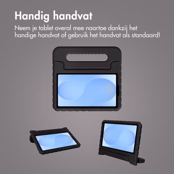 imoshion Kidsproof Backcover met handvat Samsung Galaxy Tab A11 / A9 8.7 inch - Zwart
