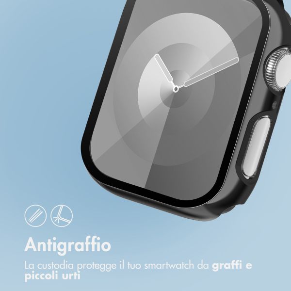 imoshion Full Cover Shiny Hardcase Apple Watch 4 / 5 / 6 / SE - 44 mm - Zwart