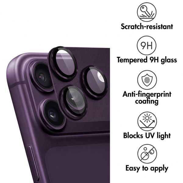imoshion Camera Protector Glass 2-pack Apple iPhone 18 Pro Max / 17 Pro Max - Plum
