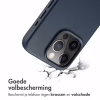 Accezz MagSafe Leather Backcover Apple iPhone 15 Pro - Nightfall Blue