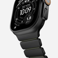 Nomad Stratos Band Apple Watch | 44/45/46/49 mm - Forest Green / Black Titanium