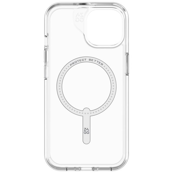 ZAGG Crystal Palace Snap Backcover MagSafe iPhone 15 - Transparant