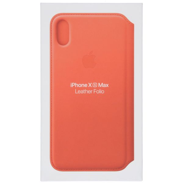 Apple Leather Folio Bookcase Apple iPhone Xs Max - Sunset