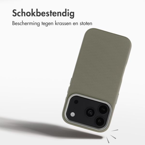Accezz Mesh Backcover met MagSafe Apple iPhone 17 Pro Max - Donkergrijs