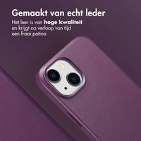 Accezz Leather Bookcase 2-in-1 met MagSafe Apple iPhone 15 - Heath Purple