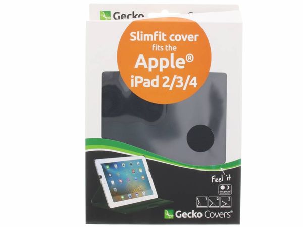 Gecko Covers Slimfit Bookcase iPad 4 (2012) 9.7 inch / 3 (2012) 9.7 inch / 2 (2011) 9.7 inch