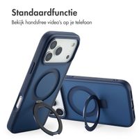 Accezz Ring Stand Backcover met MagSafe Apple iPhone 17 Pro Max - Blauw