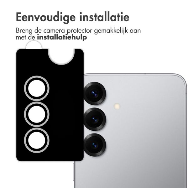 imoshion 2 Pack Camera lens protector Samsung Galaxy S25 - Silver Shadow