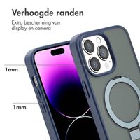 Accezz Ring Stand Backcover met MagSafe Apple iPhone 14 Pro Max - Blauw
