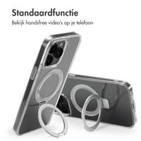 Accezz Ring Stand Backcover met MagSafe iPhone 14 Pro Max - Transparant