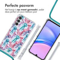 imoshion Design hoesje met koord Samsung Galaxy A15 (5G/4G) - Jellyfish Watercolor