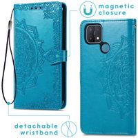 imoshion Mandala Bookcase Oppo A15 - Turquoise