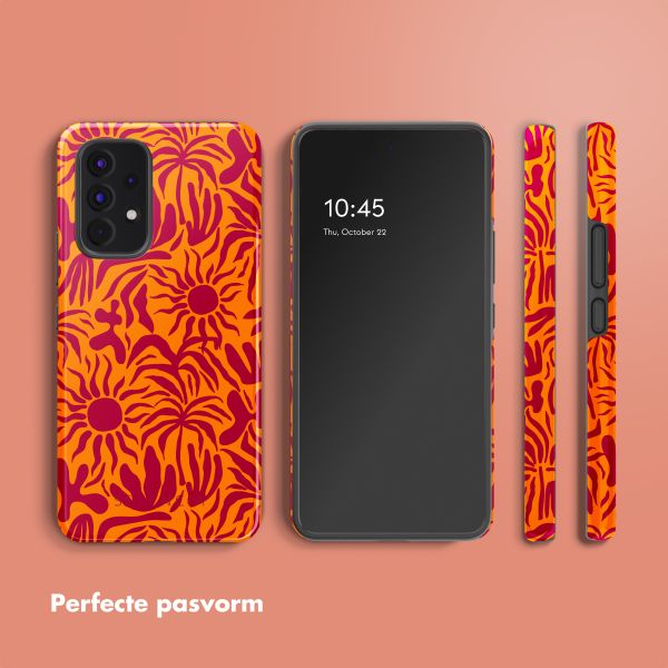 Selencia Vivid Backcover Samsung Galaxy A53 - Tropical Vibes Apricot