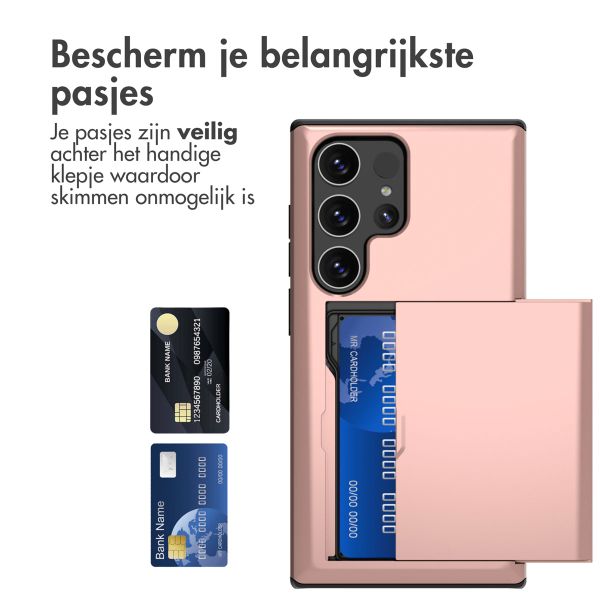 imoshion Backcover met pasjeshouder Samsung Galaxy S24 Ultra - Rose Gold