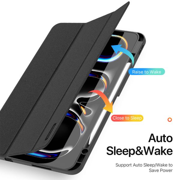Dux Ducis Domo Bookcase Apple iPad Pro 13 (2024) M4 - Zwart
