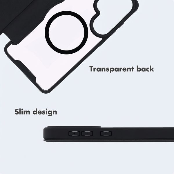 imoshion Transparent Bookcase with MagSafe Samsung Galaxy S26 Ultra - Black