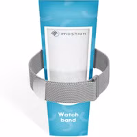 imoshion Milanees magnetisch bandje Apple Watch Series 1 - 9 / SE (38/40/41 mm) | Series 10 / 11 (42 mm) - Maat M - Zilver