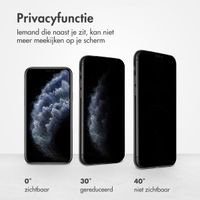 Accezz Gehard Glas Privacy Screenprotector Apple iPhone 11 Pro / Xs / X