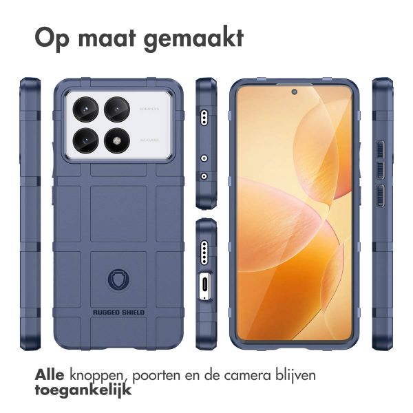 imoshion Rugged Shield Backcover Xiaomi Poco X6 Pro - Donkerblauw