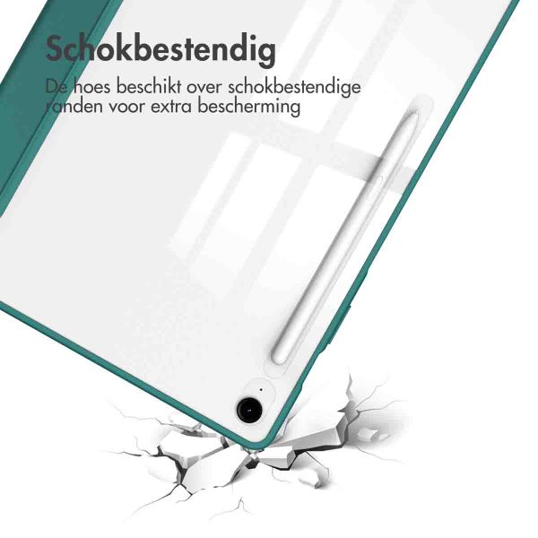 imoshion Trifold Hardcase Bookcase Samsung Galaxy Tab S10 FE Plus - Groen