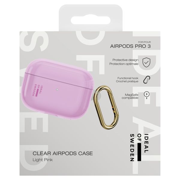 iDeal of Sweden Clear Case Apple Airpods Pro 3 - Light Pink