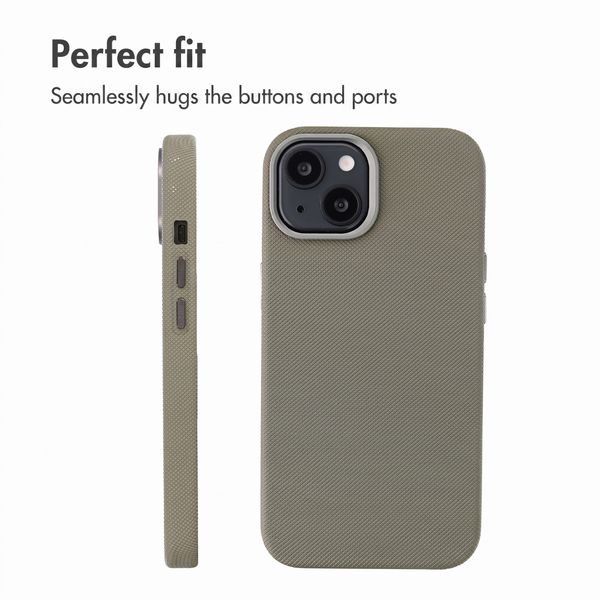 Accezz Mesh Back Cover with MagSafe Apple iPhone 15 - Dark Grey
