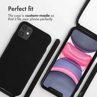 imoshion Silicone Case with Strap Apple iPhone 11 - Black