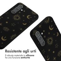 imoshion Siliconen design hoesje met koord Samsung Galaxy A54 (5G) - Sky Black