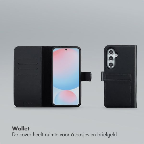 Selencia Olyn Uitneembare Bookcase met MagSafe Samsung Galaxy S24 FE - Zwart