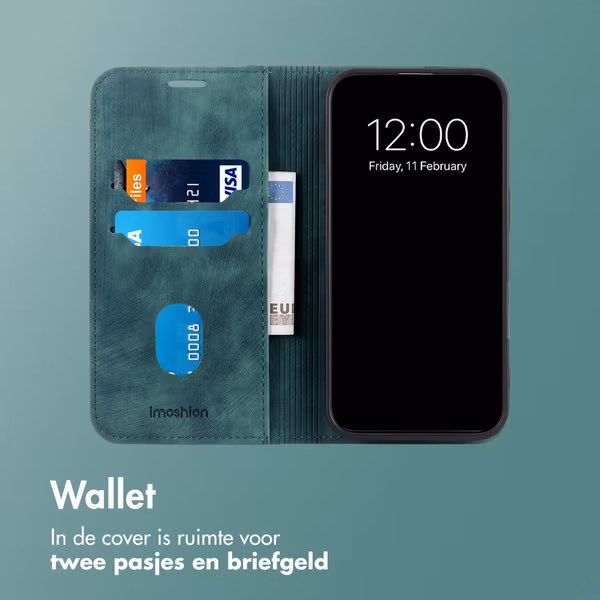 imoshion Slim Bookcase Motorola Moto G77 - Groen