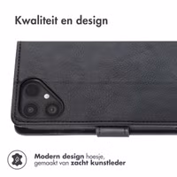 imoshion Luxe Bookcase Fairphone 6 - Zwart