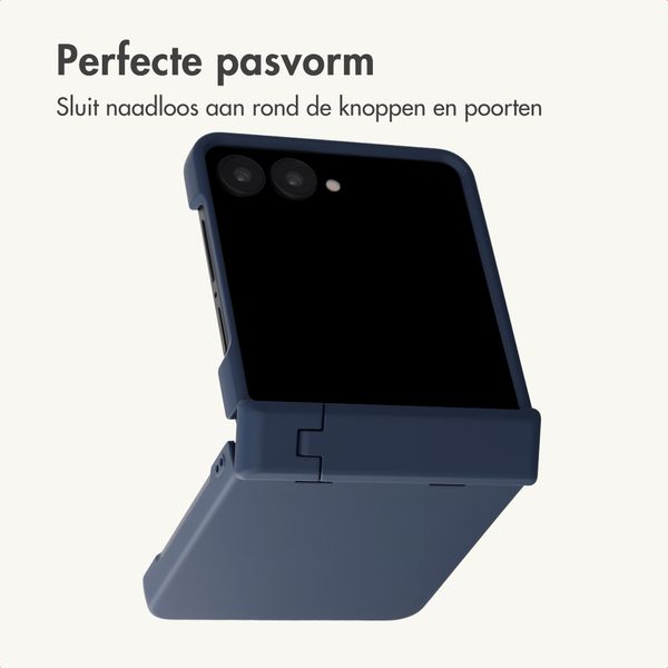 imoshion Color Backcover met Stand Samsung Galaxy Z Flip 8 - Donkerblauw