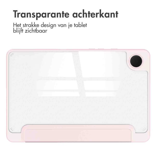 imoshion Trifold Hardcase Bookcase Samsung Galaxy Tab A9 8.7 inch - Roze