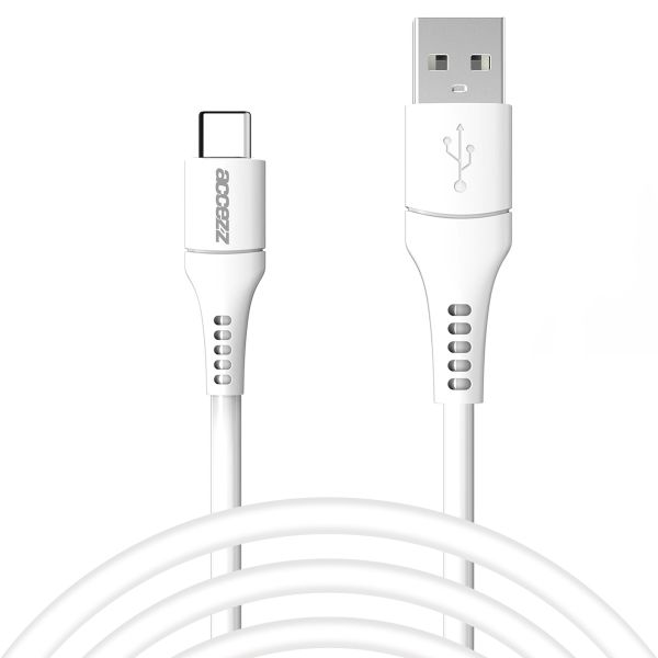 Accezz USB-C naar USB kabel - 2 meter - Wit